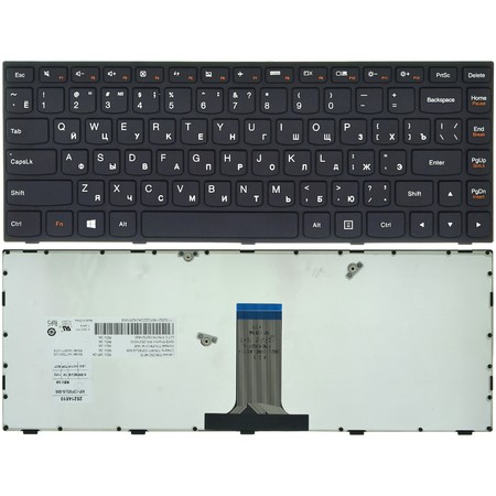 Клавиатура черная для Lenovo Flex 2-14D (Flex 2 14D)