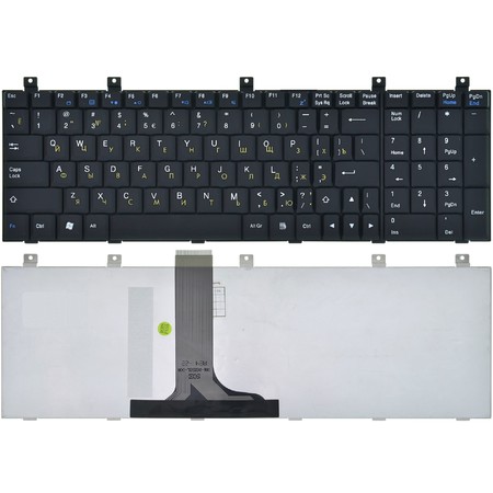 Клавиатура черная для MSI CX600 (ms-1682)