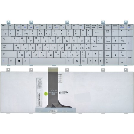 Клавиатура белая для MSI CR500 (MS-1683)