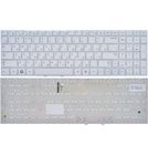 Клавиатура белая без рамки для Samsung NP300E5A-S01