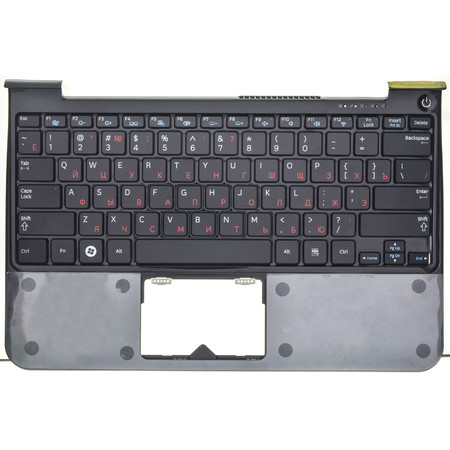 Клавиатура черная (Топкейс черный) для Samsung NP900X1A-A01