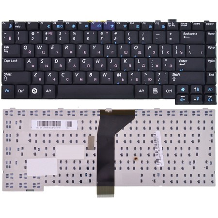 Клавиатура черная для Samsung G15 (NP-G15F000/SER)