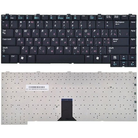 Клавиатура черная для Samsung R50 (NP-R50KV00/SER)
