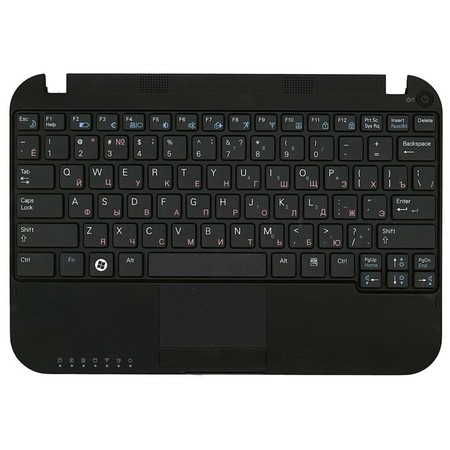 Клавиатура черная (Топкейс черный) для Samsung N310 (NP-N310-KA01)