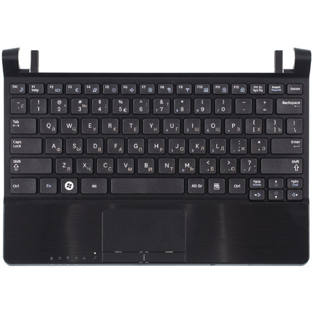 Клавиатура черная (Топкейс черный) для Samsung N350 (NP-N350-JA04)