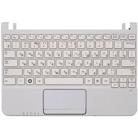 Клавиатура белая (Топкейс белый) для Samsung NC210 (NP-NC210-A02)