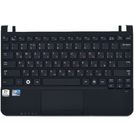Клавиатура черная (Топкейс черный) для Samsung NC110 (NP-NC110-A08)