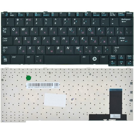 Клавиатура черная для Samsung Q70 (NP-Q70AV01/SER)
