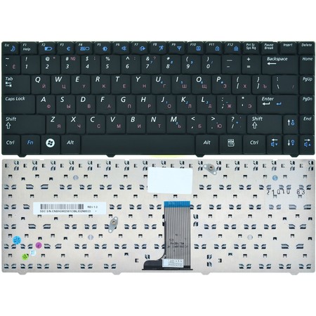 Клавиатура черная для Samsung R517 (NP-R517-DA01)