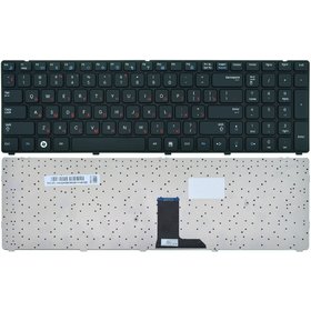 Клавиатура черная с черной рамкой для Samsung R780