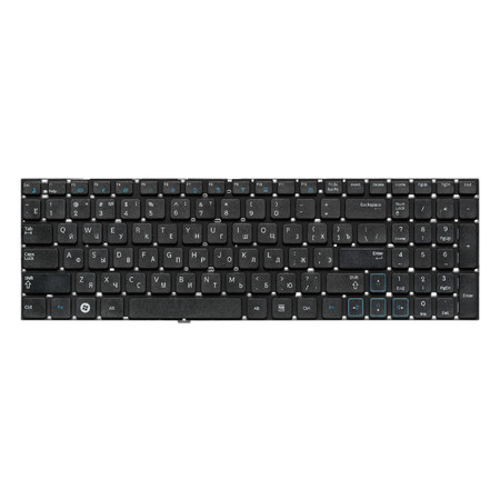 Клавиатура черная без рамки для Samsung RV509 (NP-RV509-A01)