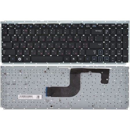 Клавиатура черная без рамки для Samsung RC520 (NP-RC520-S01)