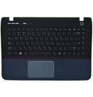 Клавиатура черная (Топкейс черный) для Samsung SF410 (NP-SF410-S01)