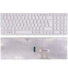 Клавиатура белая с белой рамкой для Sony Vaio SVE151C11V