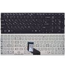 Клавиатура для Sony VAIO VPCF21 черная без рамки с подсветкой