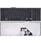 Клавиатура для Sony VAIO VPCF11 черная с серой рамкой