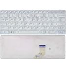 Клавиатура белая с белой рамкой для Sony VAIO SVE1111M1RW