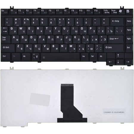 Клавиатура черная для Toshiba Tecra S1