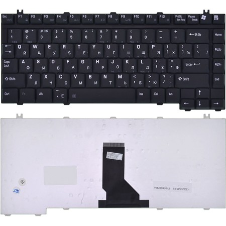 Клавиатура черная для Toshiba Satellite M50