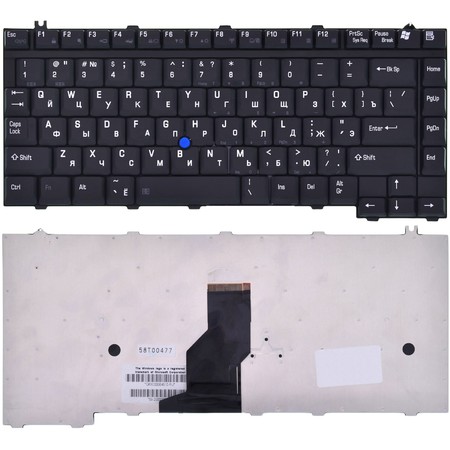 Клавиатура черная (Управление мышью) для Toshiba Tecra A9