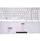 Клавиатура белая для Toshiba Satellite C670