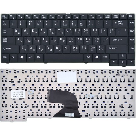 Клавиатура черная для Toshiba Satellite L40