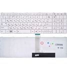 Клавиатура белая для Toshiba Satellite C870