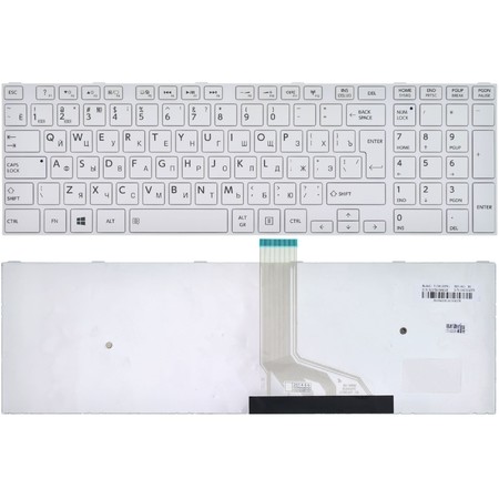Клавиатура для Toshiba Satellite C50-A белая