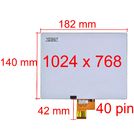 Дисплей 8.0" / шлейф 40 pin 1024x768 (140x182mm) 3mm / HL080NA-04C