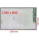 Дисплей 10.1" (142x228mm) 3mm для DEXP Ursus KX310 AVA