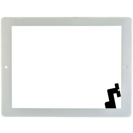 Тачскрин для Apple iPad 2 с кнопкой HOME белый