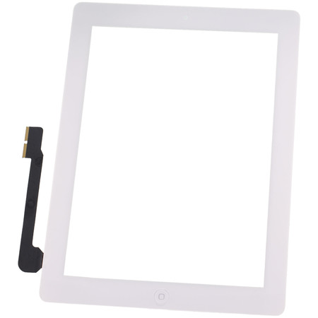 Тачскрин для Apple iPad 3 белый (HC) с кнопкой HOME