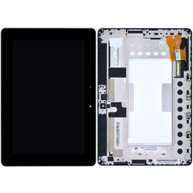 Модуль (дисплей + тачскрин) черный с рамкой для ASUS MeMO Pad Smart 10 (ME301) K001