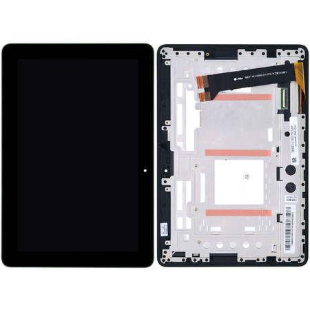 Модуль (дисплей + тачскрин) для ASUS MeMO Pad 10 (ME102A) K00F черный с рамкой MCF-101-0990-01-FPC-V2.0