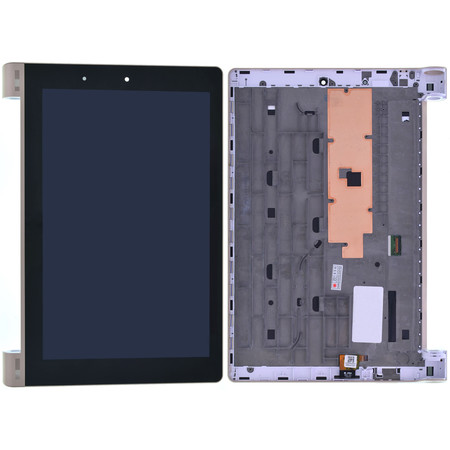 Модуль (дисплей + тачскрин) для Lenovo YOGA Tablet 10 HD+ (B8080) черный с серебристой рамкой