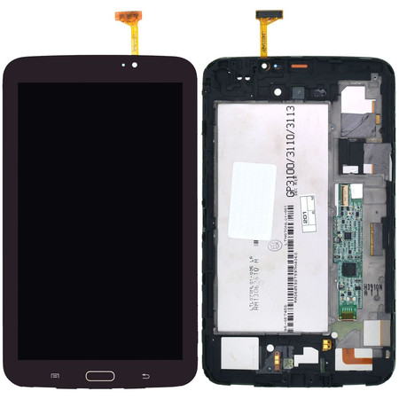 Модуль (дисплей + тачскрин) коричневый с рамкой (Без отверстия под динамик) для Samsung Galaxy Tab 3 7.0 SM-T210 Wi-Fi, Bluetooth