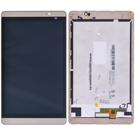 Модуль (дисплей + тачскрин) для Huawei MediaPad M2 8.0 (M2-801L) золотистый