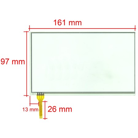 Тачскрин 7.0" 4 pin (97x161mm) A2286E-G