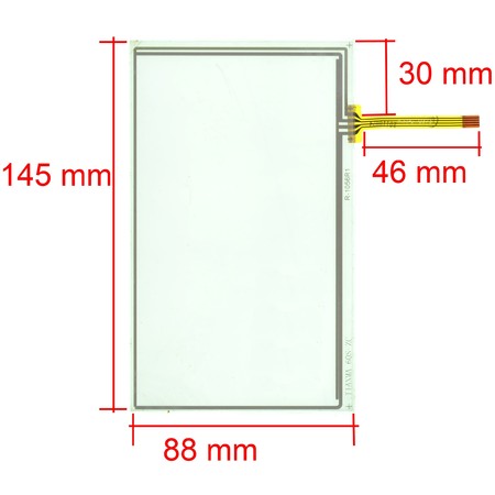 Тачскрин 7.0" 4 pin (87x145mm) TIANMA-60S-ZC