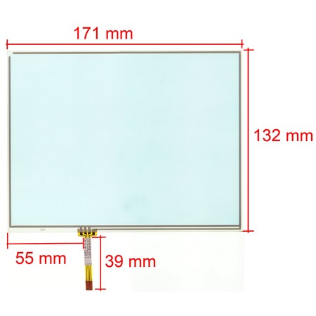 Тачскрин 8.0" 4 pin (132x171mm) RP0119-8005-8.0