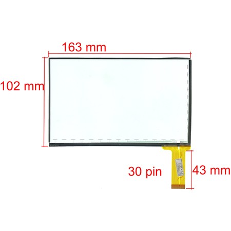 Тачскрин 7.0" 30 pin (102x163mm) FC070002-CTP