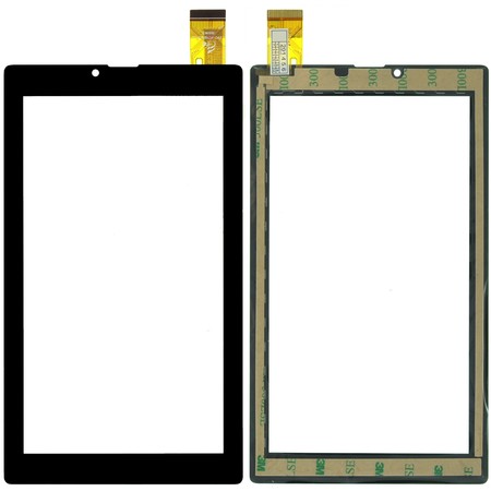 Тачскрин (104x182mm) черный (с прямыми углами) для DEXP Ursus NS170 HIT QUAD