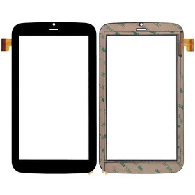 Тачскрин (106x189mm) черный для DEXP Ursus 7E 3G