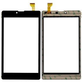 Тачскрин (107x189mm) черный для Digma Plane 7700T 4G (PS1127PL)