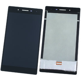 Модуль (дисплей + тачскрин) черный для Lenovo Tab 3 TB3-730X
