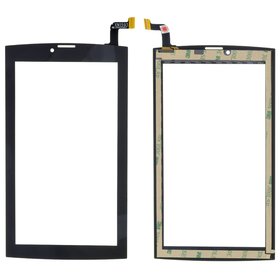 Тачскрин (104x184mm) черный для Ginzzu GT-W170