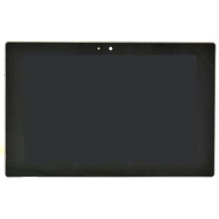 Модуль (дисплей + тачскрин) черный с белой рамкой для Sony Xperia Tablet Z SGP311