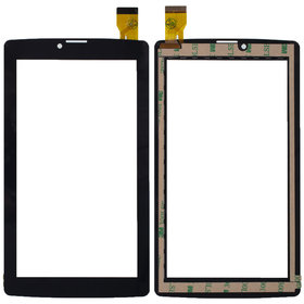 Тачскрин (104x185mm) черный (с закругленными углами) для BQ-7083G Light