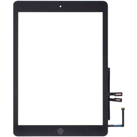 Тачскрин черный с кнопкой HOME для Apple iPad 9.7 A1893 (2018)