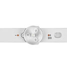 Подсветка для телевизора HI VHIX-43U169MSY, VHIX-43F169MSY, Витязь 43LU1204, DIGMA DM-LED43SQ20 3V 3 pin (комплект 6 шт) 8 led 828mm